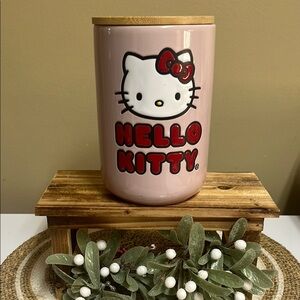 Hello Kitty Pink Ceramic Canister
